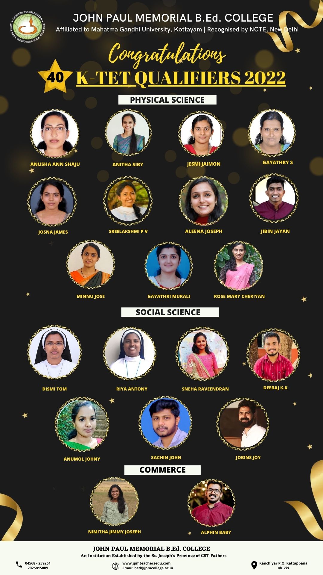 Congratulations to all K -TET Qualifiers 2022